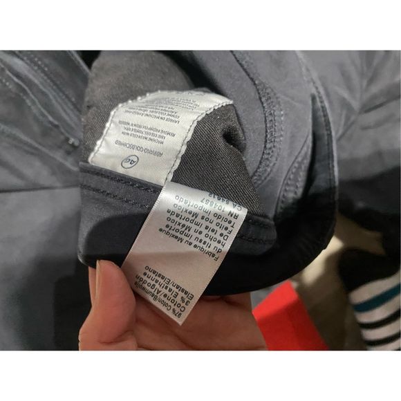 AG Everett SUD SUEDED SLIM STRAIGHT LEG Shadow Black Pants, Sz 38 x 36, MP $198 - Picture 8 of 13